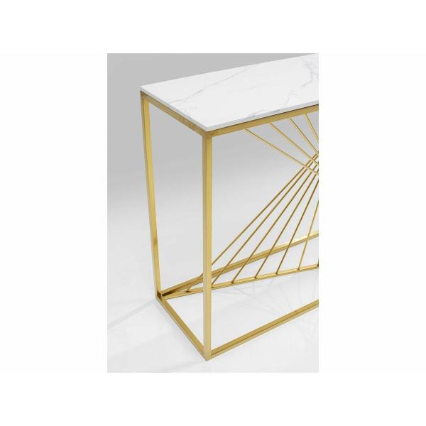 Vivan Console Table - White Marble