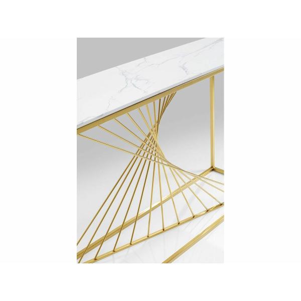 Vivan Console Table - White Marble