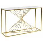 Vivan Console Table - White Marble