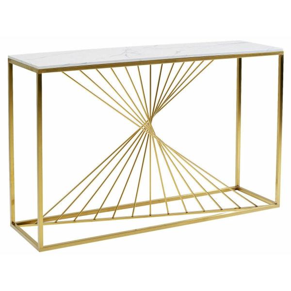 Vivan Console Table - White Marble