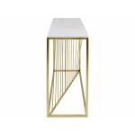 Vivan Console Table - White Marble