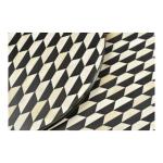 Kabir Nesting Side Table - Black & White Bone Inlay