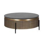 Vihaan Coffee Table - Brass Clad