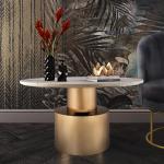 Rohini Coffee Table - White Marble