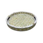 Amal Tray - Yellow Mother of Pearl Inlay