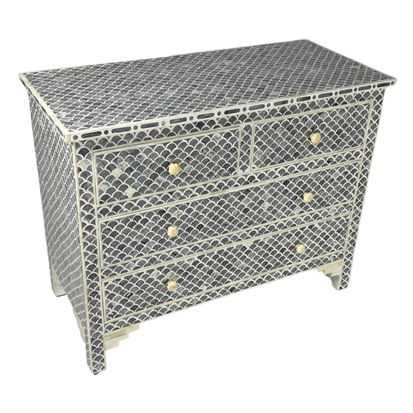 Vaan Chest of Drawers - Black Bone Inlay